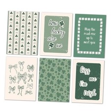 APEVXVY St Patricks Day Wall Art Posters 8x10 Unframed, Green Day Wall Shamrock