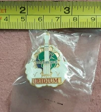 NASA Iridium 7th Launch Motorola Satellite Lapel Pin