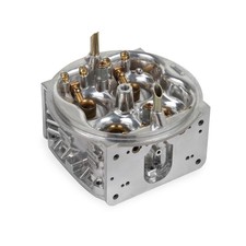 Holley Carburetor Main Body 134-302sa Aluminum Hp Retro-fit 850cfm Shiny