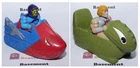 He-Man Dragon Walker and Skeletor Land Shark Bath Float Soap Dish Lot VTG 1984
