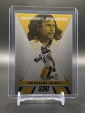 2021 Panini Score Football Troy Polamalu Game Face #GF13 Pittsburgh Steelers
