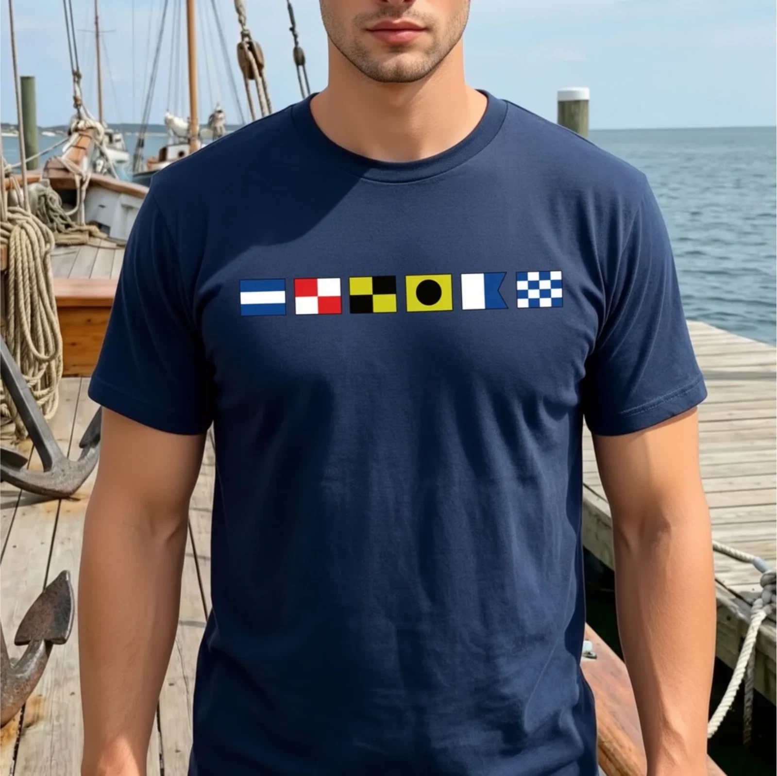 Custom Name T-shirt Nautical Signal Flag |Gift| Save up to 30% with Multi-Buy
Opens in a new window