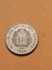 1966 🇷🇴 ROMANIA ROMANIAN 15 BANI WORLD COIN KM93 VF-EXFINE DETAIL FREE SHIP