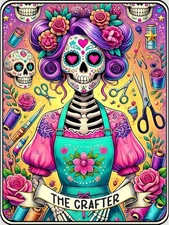5D Diamond Painting Kits for Adults, Halloween Skull Woman JK980-1 