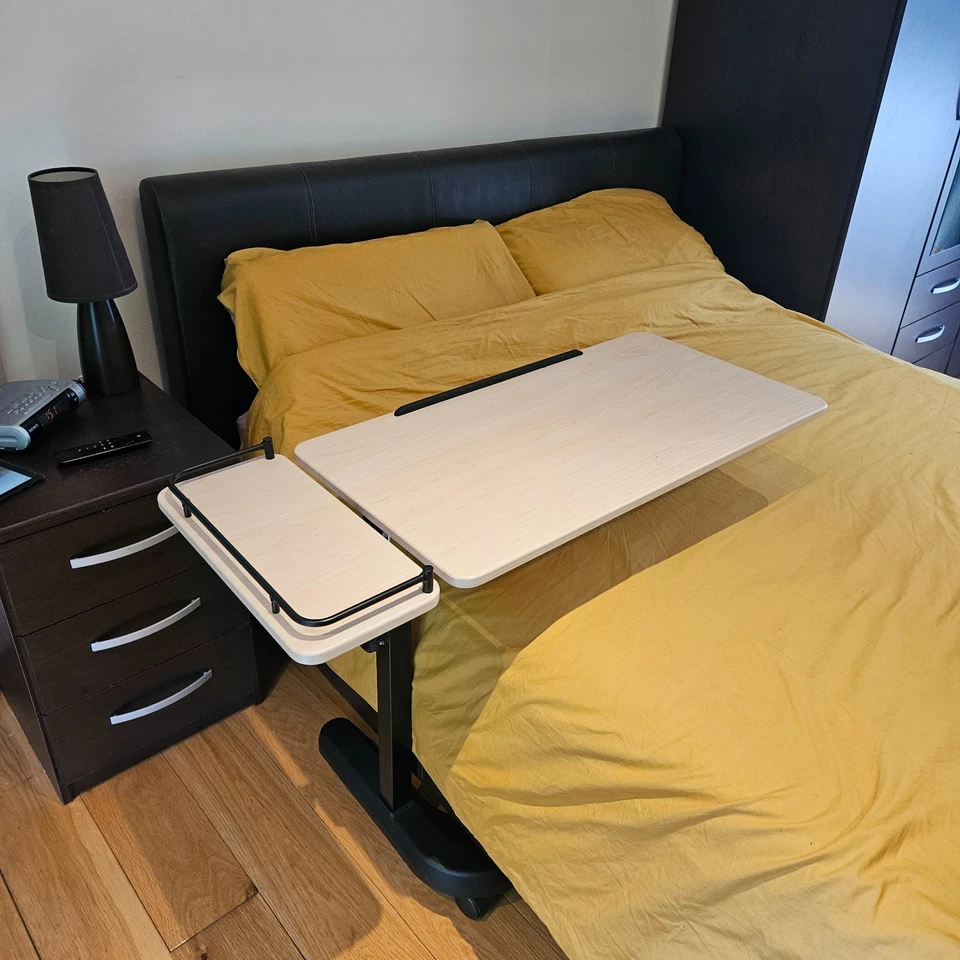 Over Bed or chair table with large height and angle adjustable top overbed  - Image 2 of 4