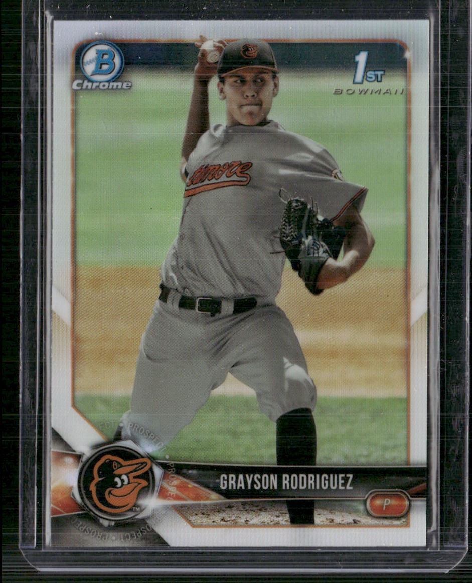 2018 Bowman Draft #BDC-73 Grayson Rodriguez Chrome Refractors