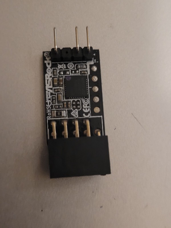 Asrock USB 2 (9 Pin) To 3 Pin RGB Adapter, Control You RGB Fans Natively!!!