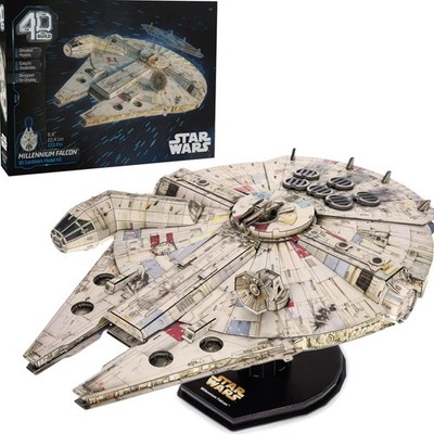 Star Wars Millennium Falcon 3D Model Kit, Star Wars Gifts, Desk Decor for Fan...