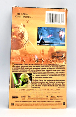 2002 VHS Tape Of Star Wars: Episode II - Attack of the Clones | eBay