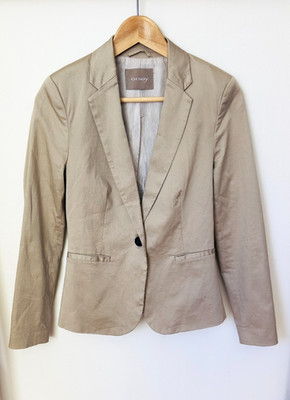 Orsay Beige One-Button Blazer Jacket Women s Size EU 36 / US Small