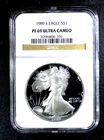 1989-S American Silver Eagle -NGC PF-69 - Proof 69