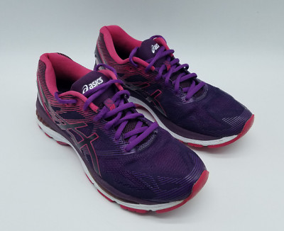 Asics Gel-Nimbus 19 Women's Size 8.5 Running Shoes Plum Pink