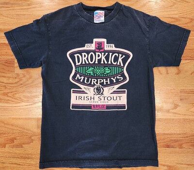 Dropkick Murphys Irish Stout St. Paddys Tour 2006 Shirt S Double Sided Used Y2K