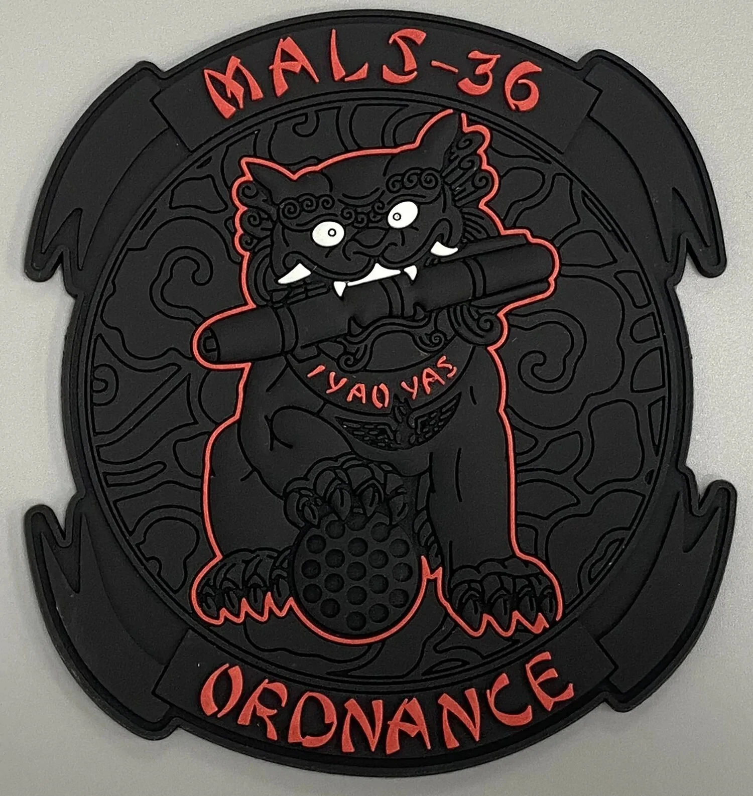 MALS-36 ORDNANCE PVC HOOK & LOOP PATCH