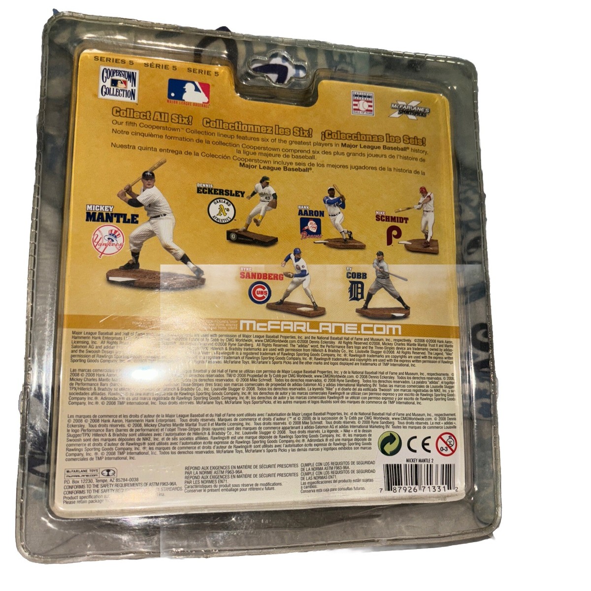 McFarlane Toys MLB Cooperstown Collection New York Yankees Mickey