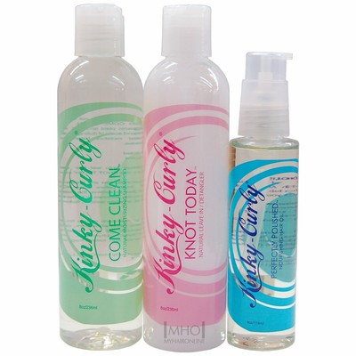 Kinky Curly Shampoo Leave In Detangler Polished Nourishing