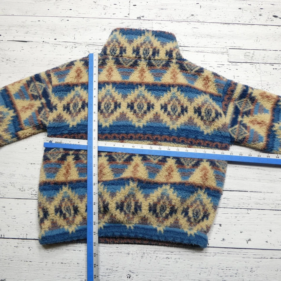 SO Lounge Life Fleece Sweatshirt Womens Medium Extra Soft Deep Pile Snap Neck - Image 4 of 4