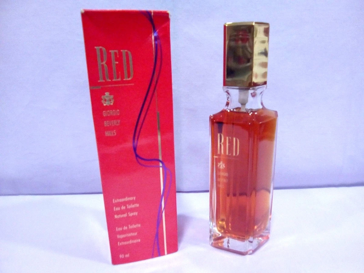 GIORGIO BEVERLY HILLS RED WOMAN EAU DE TOILETTE SPRAY 90 ML. OLD