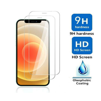 2PCS Glass Screen Protector Tempered Glass Protector Tempered Film for iphone