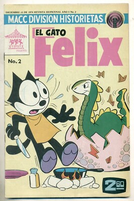 El GATO FELIX #2 Macc Division Historietas Comic 1974