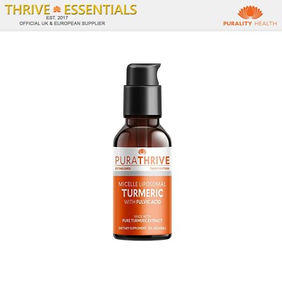 Kurkuma - Purality Health  liposomale Kurkuma mit Fulvinsäure 2FL. OZ/60ml