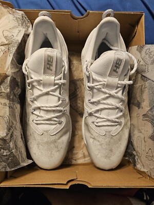 UA Harper 8 Elite Men\'s Cleats 14 – White/White –‎ No Box 2024 Under Armour Men main image 3