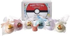 6 POKE-Bomb Bath Bombs For Kids With Surprise Toys Inside (POKEMON) USA made