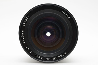 Nikon Nikkor-UD Auto 20mm f/3.5 Ai Converted MF Lens From Japan