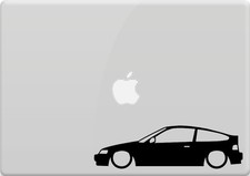 Honda Crx 2nd Gen Outline Car Window Sticker Vinyl Decal Race Track Ipad