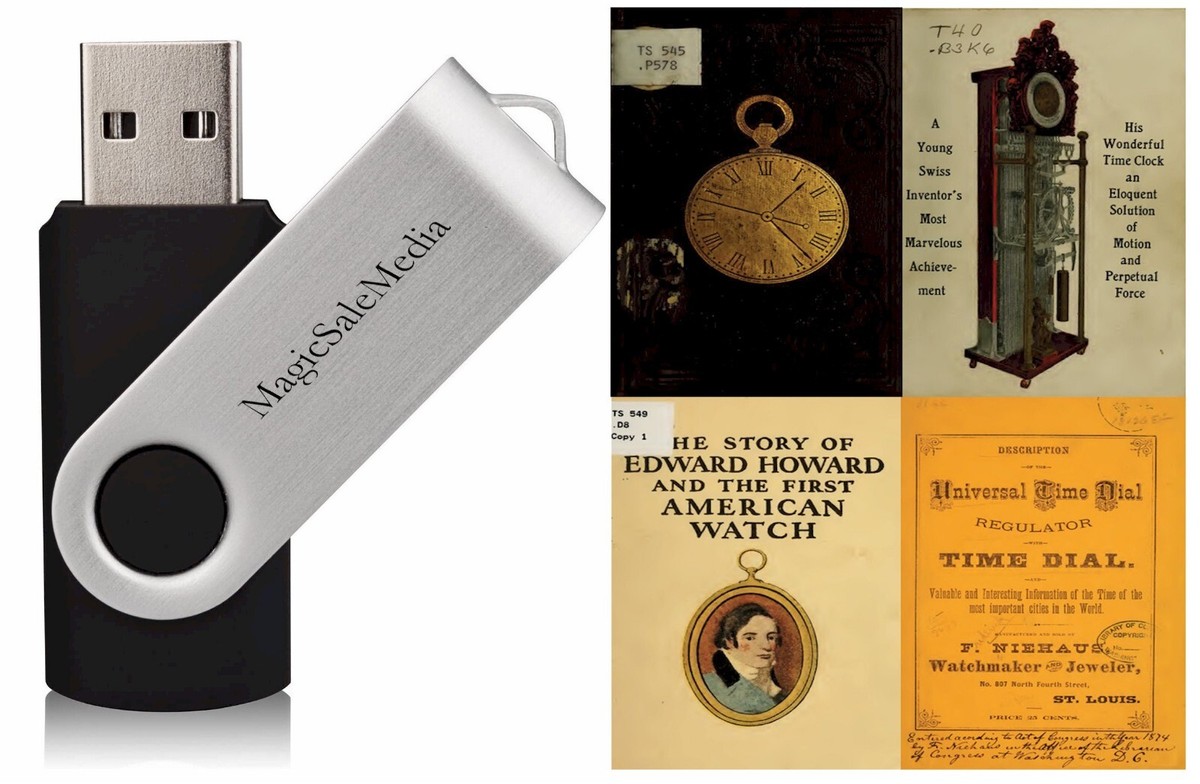 383 Old Rare Books on Horology Pocket Watch Clock Repair All Volumes on  USB