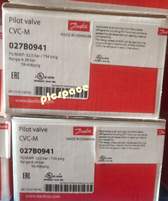 DANFOSS 027B0941 CVC-M Pressure control pilot valve brand new 027B0941 CVC-M