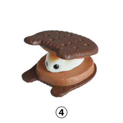 Sweet Ice Ham Hamsters and Ice-Cream Mini Figures Vanilla Matcha Chocolate
