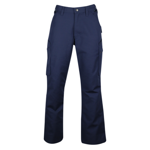 Pantalones de carga flexibles resistentes para hombre Carhartt azul marino (S01) - Imagen 1 de 5