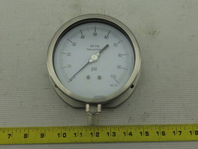 #ad Grainger 11A528 Pressure Gauge 0 to 100 psi Range 1 4quot; NPT $20.58