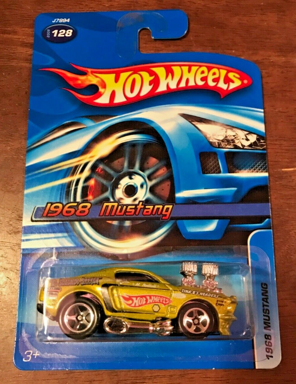 Hot Wheels ‘68 Mustang #128 HW ‘06 Series Light Green VHTF!