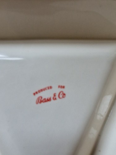 Vintage Bass Brewery 3 Sided Dish NEVER BEEN USED BASS AND CO - Picture 7 of 8