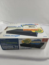 Apex Digital DT502 Digital TV Converter Box Analog Pass Through + Remote