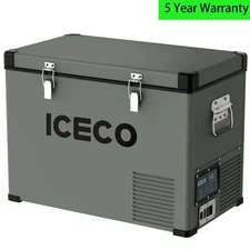 47QT Portable Car Freezer Fridge Compact Refrigerator 12V Cooler Camping Outdoor