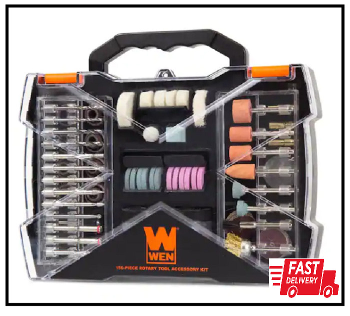 WEN 230151A 150-Piece Rotary Tool Accessory Kit with Carrying Case