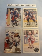 Alexei Kovalev 4 Card Lot Ultra Pinnacle Upper Deck Topps NM+ Free Shipping!
