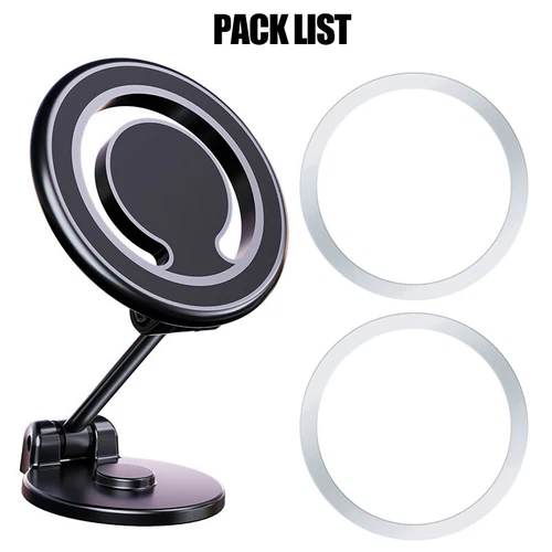 Electric Rotatable Car Suction Phone Mount 360° Rotating Magnetic Phone Holder - Picture 6 of 9