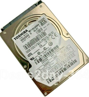 Toshiba HDD2D92 160 GB,5400 RPM (MK1646GSX) HDD for sale online | eBay