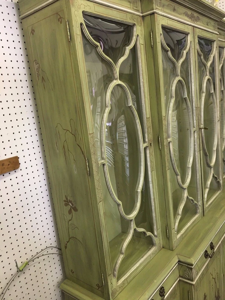 Gabinete chinoiserie verde y dorado Karges Foto 4 de 4