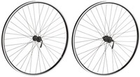 Wilkinson Front And Rear Wheel Set, 36 Hole Hybrid Double Wall Rim, V-brake, - Wilkinson Front And Rear Wheel Set, 36 Hole Hybrid Double Wall Rim, V-brake, -