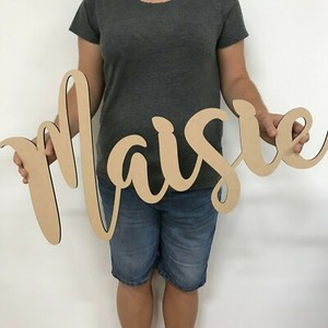 flower wall name nursery