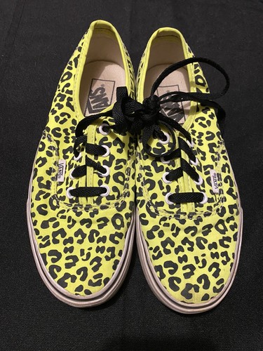 green leopard vans