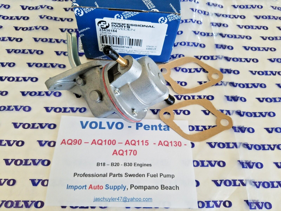 Pompe à Carburant Recmar Pour Volvo Penta – AQ115 AQ130 AQ165 AQ170 – Neuve