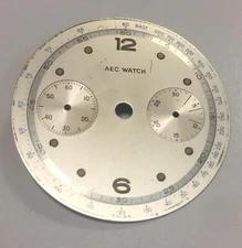 AEC WATCH DIAL CHRONOGRAPH LANDERON MANUAL WINDING