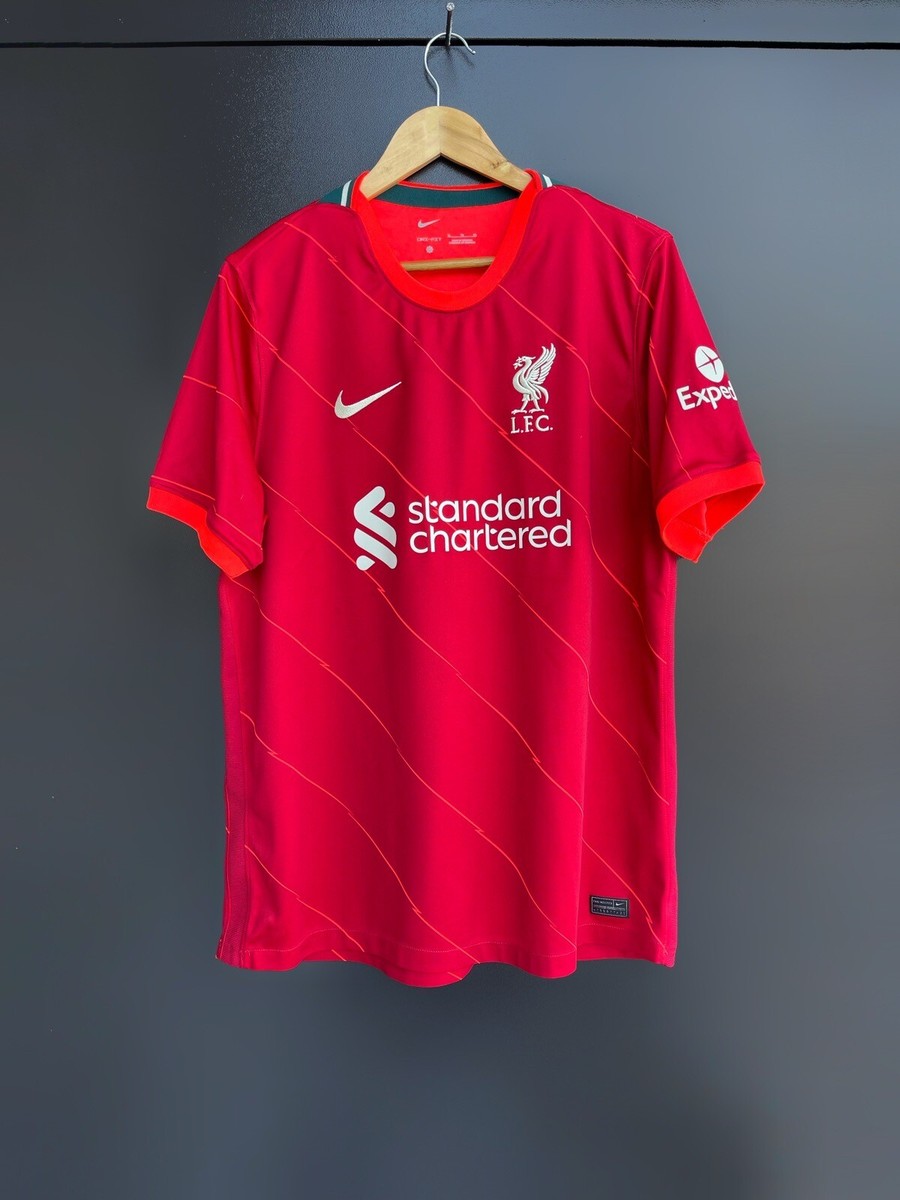LIVERPOOL 2021 2022 HOME FOOTBALL SHIRT SOCCER JERSEY NIKE SIZE XL