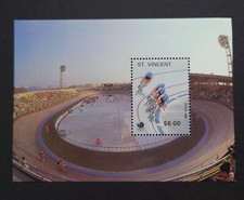 St. Vincent & the Grenadines 1988 Summer Olympics in Seoul Bicycling Mini Sheet